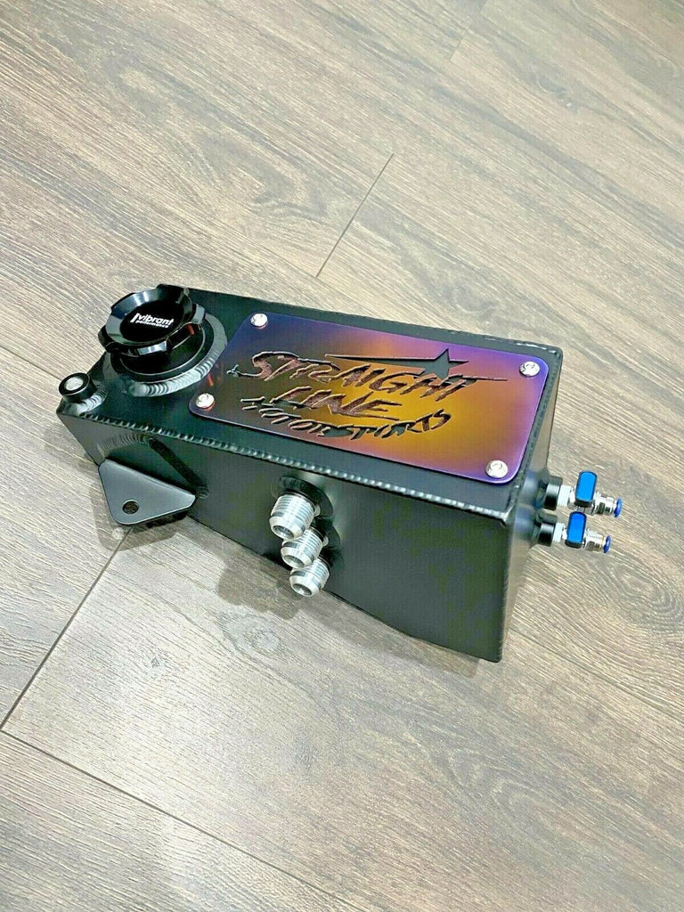 Civic/Integra Oil CatchCan/ Overflow Battery location Will fit with OEM FUSE BOX Straightline Motorsports