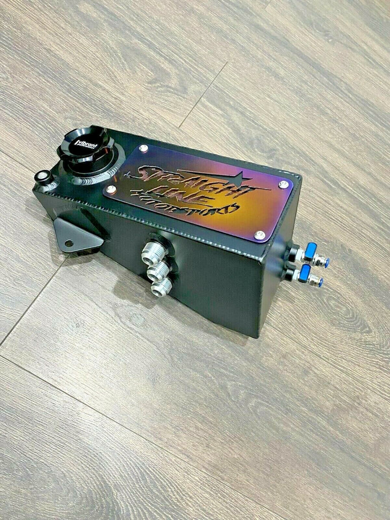 Civic/Integra Oil CatchCan/ Overflow Battery location Will fit with OEM FUSE BOX Straightline Motorsports