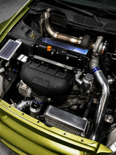 Load image into Gallery viewer, K-series Civic/Integra Oil Catch Can Ti Filter Guard Straightline Motorsports