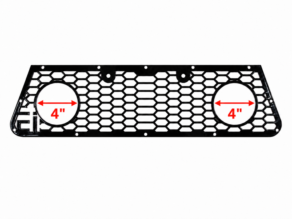 European Innovations Center Exit Exhaust Grille for 2017–2018 Audi R8