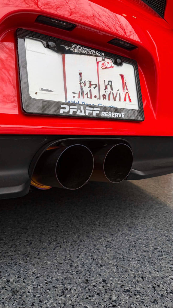 Porsche 991.1 GT3/GT3RS Titanium Exhaust Tips 1LB Weight