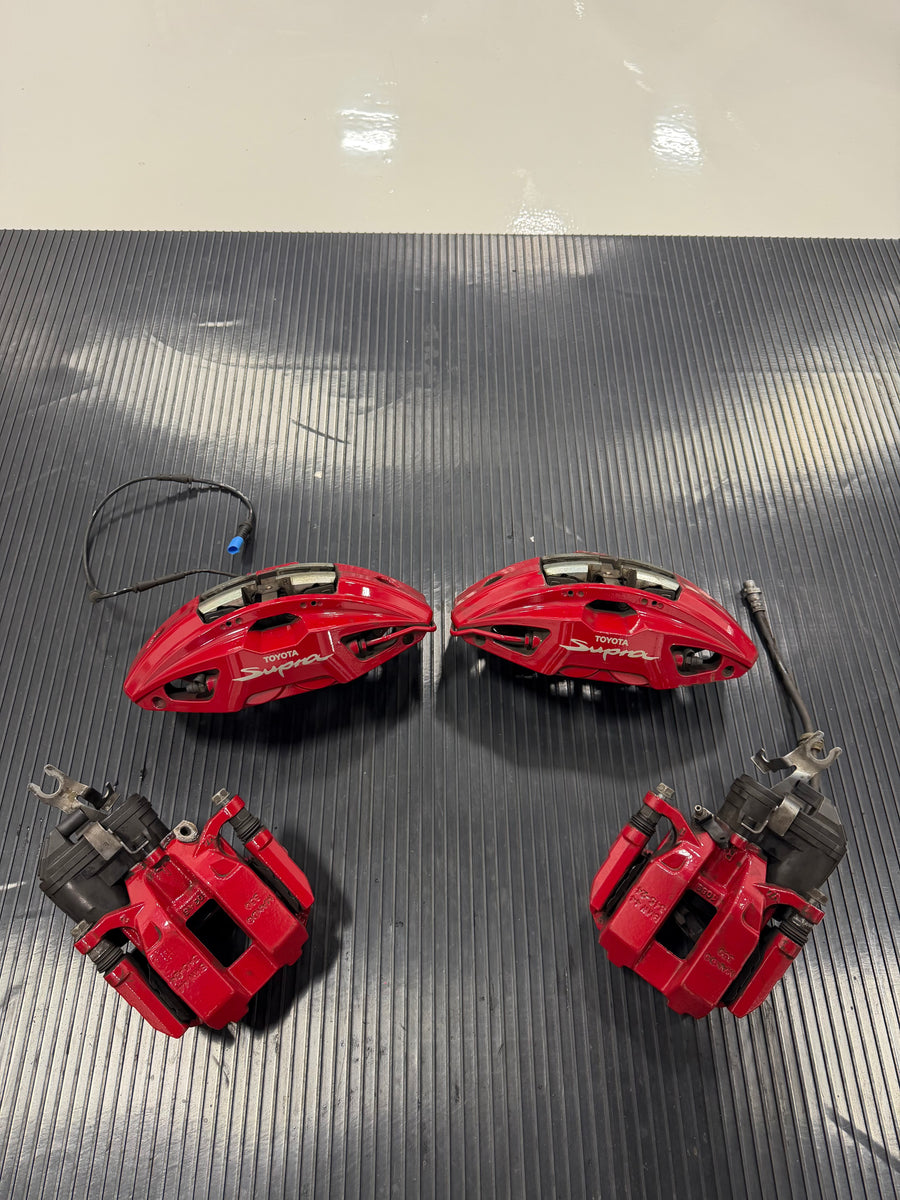 2022 Toyota Supra - OEM Red Caliper Set