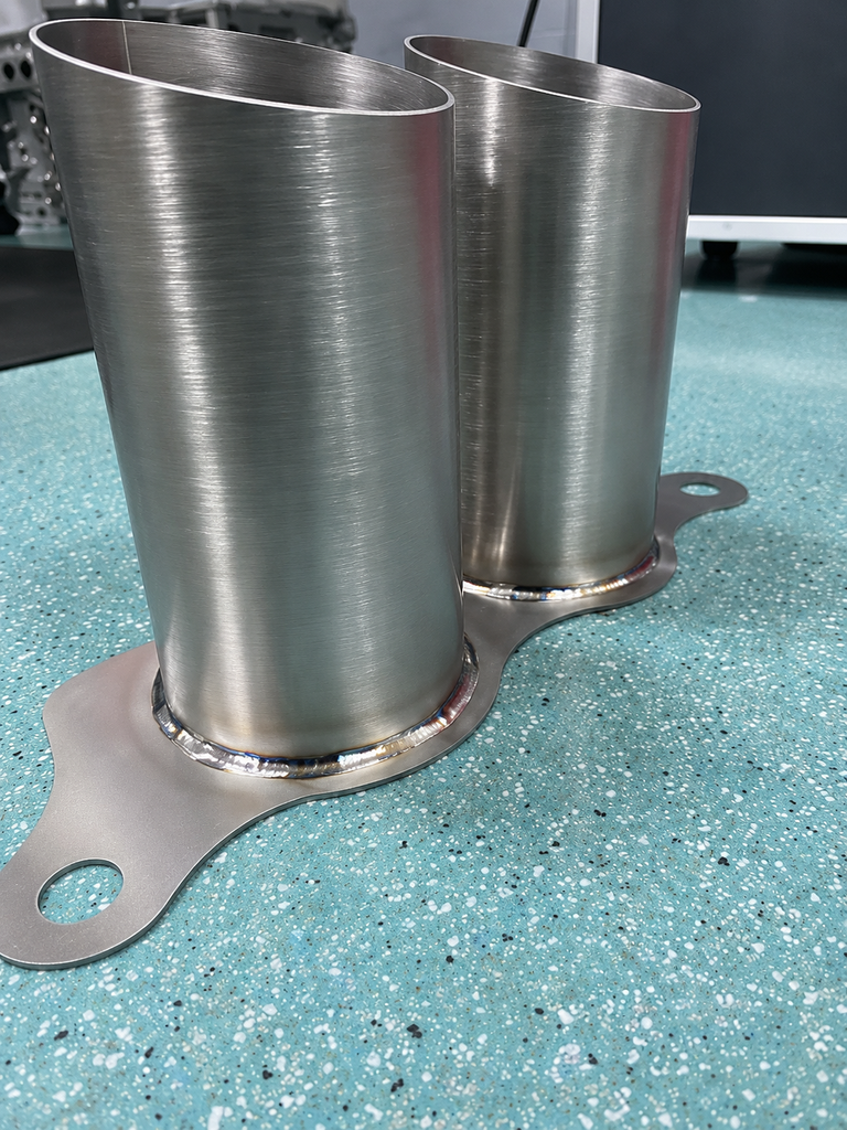 Porsche 991.1 GT3/GT3RS Titanium Exhaust Tips 1LB Weight