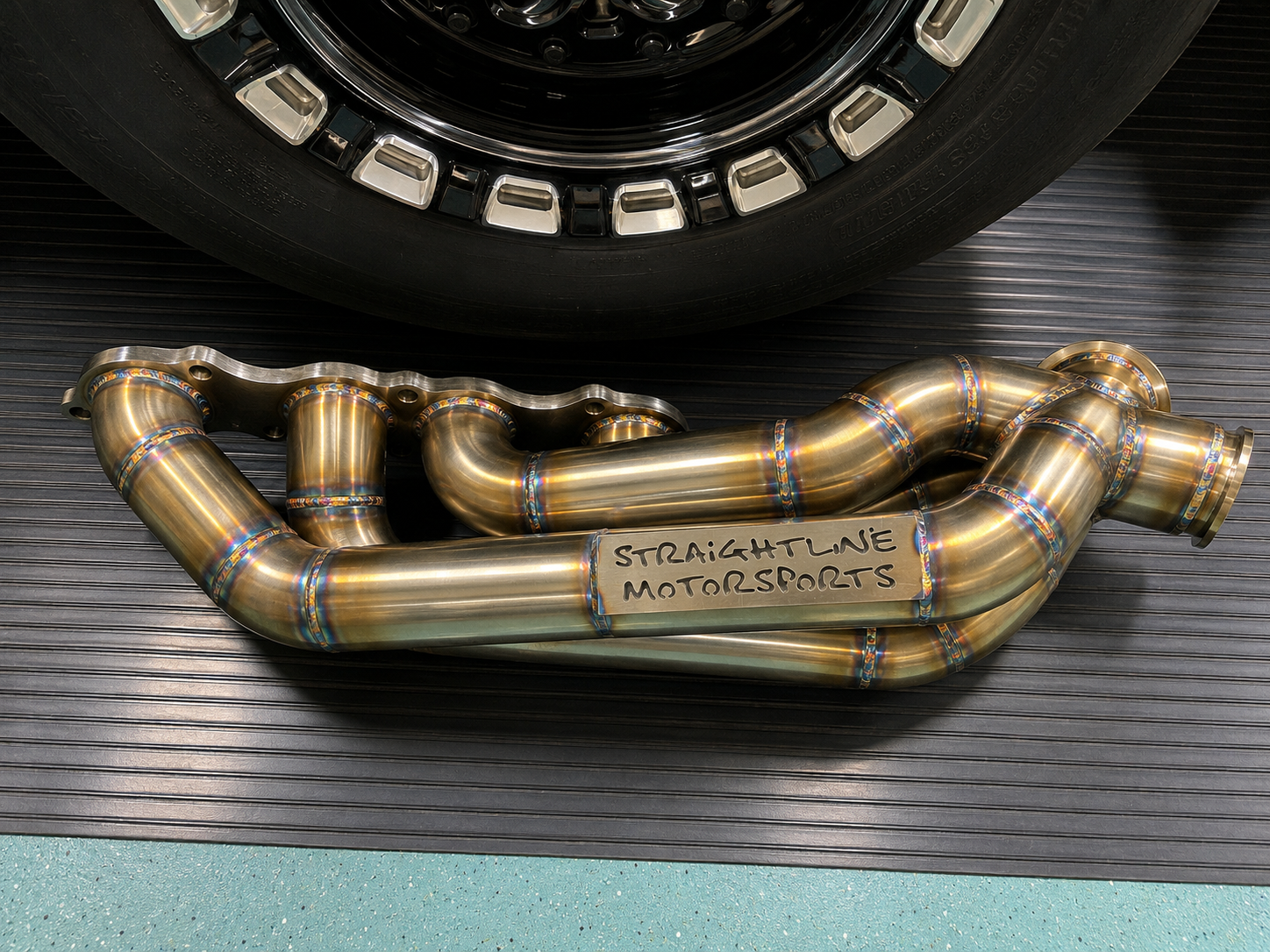 S2000 Turbo manifold V-Band F22C/F20C Straightline Motorsports Version 2