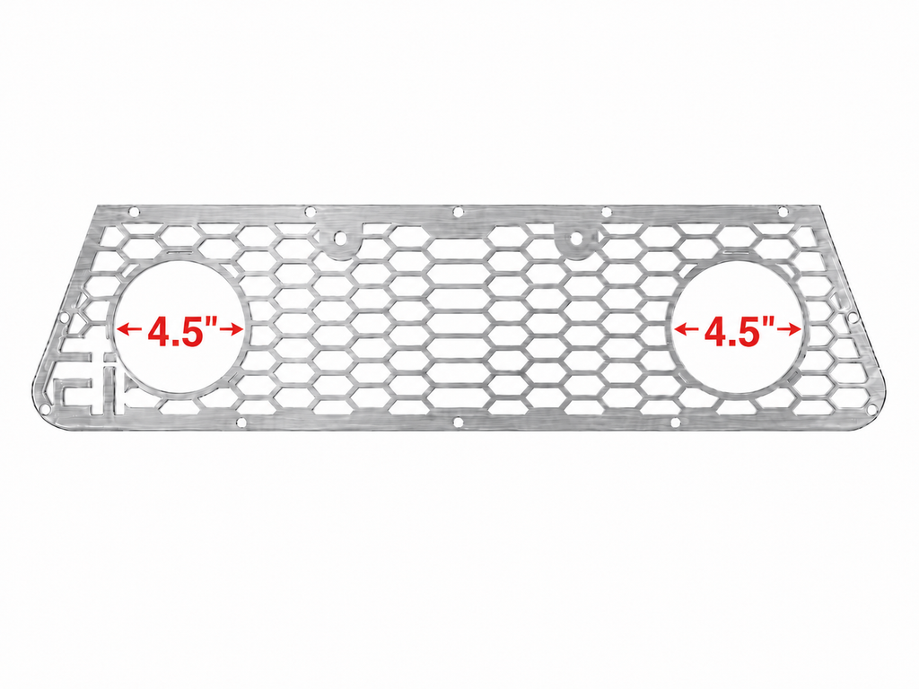 European Innovations Center Exit Exhaust Grille for 2017–2018 Audi R8