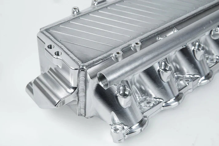 A90 Supra / BMW B58 Charge-Air Cooler Manifold - Raw Billet