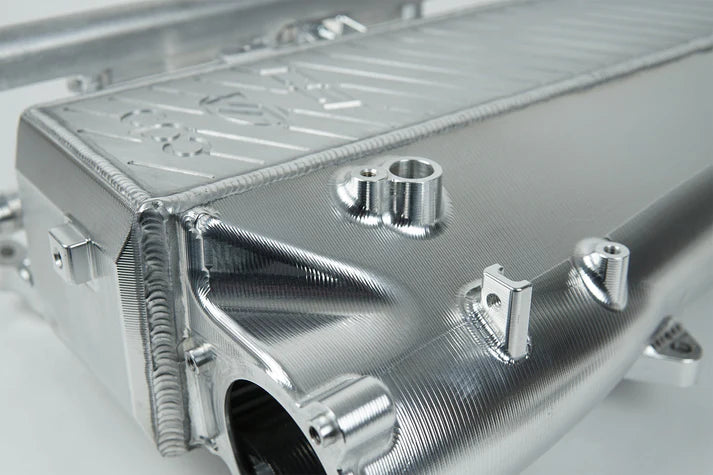 A90 Supra / BMW B58 Charge-Air Cooler Manifold - Raw Billet