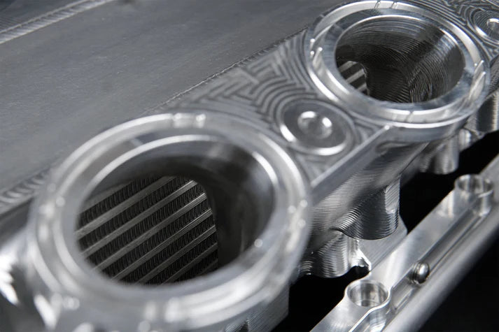A90 Supra / BMW B58 Charge-Air Cooler Manifold - Raw Billet