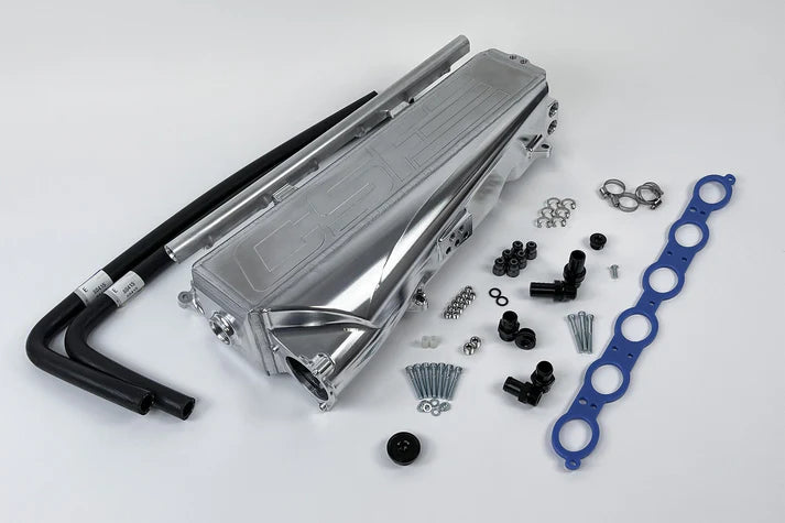 A90 / BMW Gen 2 B58 Race X Charge Air Cooler Manifold - Raw Billet