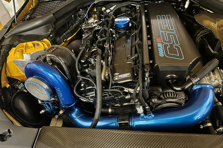 A90 / BMW Gen 2 B58 Race X Charge Air Cooler Manifold - Raw Billet