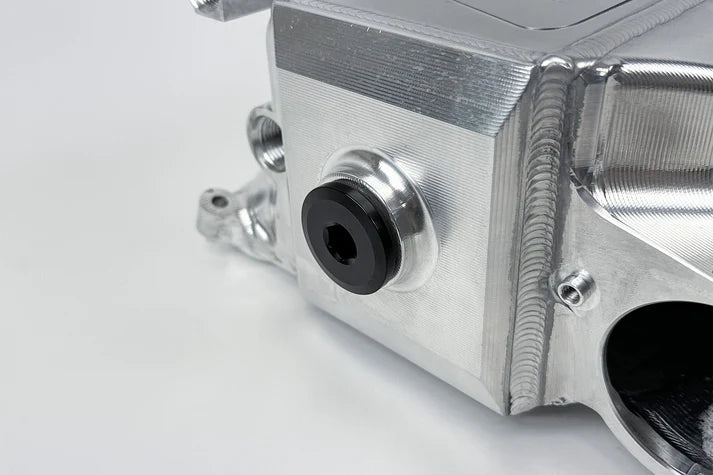 A90 / BMW Gen 2 B58 Race X Charge Air Cooler Manifold - Raw Billet