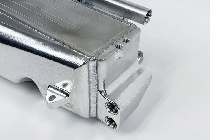 A90 / BMW Gen 2 B58 Race X Charge Air Cooler Manifold - Raw Billet