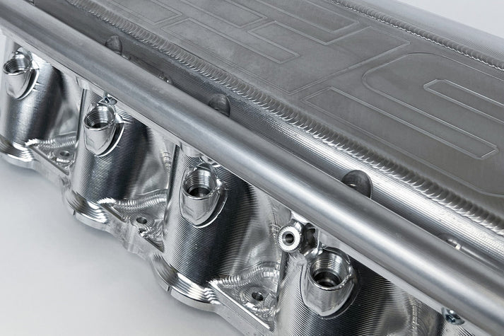 A90 / BMW Gen 2 B58 Race X Charge Air Cooler Manifold - Raw Billet