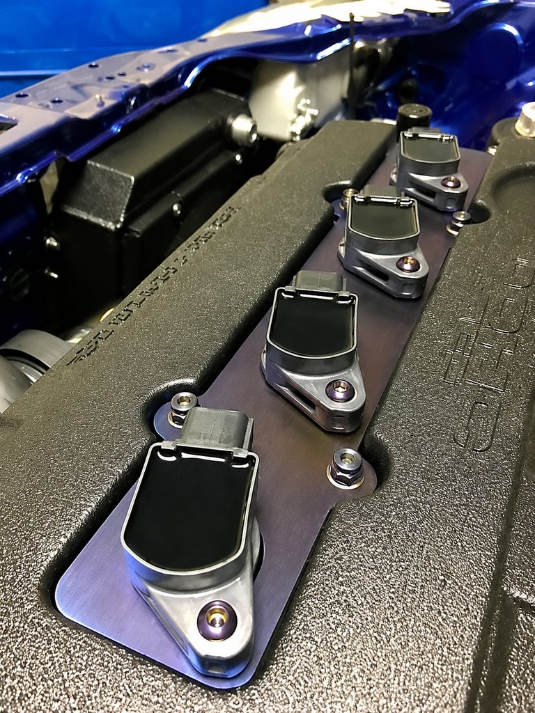 Straightline's Titanium B Series Coil Plate for K Series Coils Coil on Plug B18