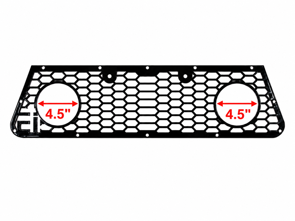 European Innovations Center Exit Exhaust Grille for 2017–2018 Audi R8