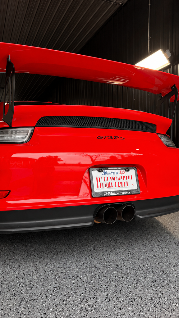 Porsche 991.1 GT3/GT3RS Titanium Exhaust Tips 1LB Weight