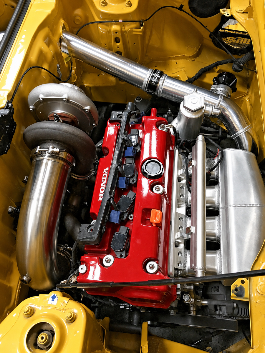 K20 Swap Mr2 Turbo Manifold k20/k24 Straightline Motorsports