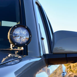 Rigid Industries 16-20 Toyota Tacoma A-Pillar Light Kit (Incl. 4In 360-Series Drive)