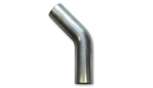 Load image into Gallery viewer, Vibrant 1in OD T304 SS 45 Deg Mandrel Bend 5in Leg Length (2in Centerline Radius)