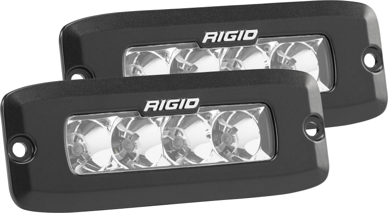 Rigid Industries SRQ - Flood -White - Flush Mount - Set of 2