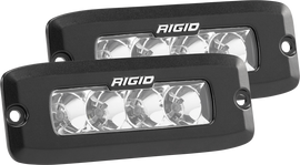 Rigid Industries SRQ - Flood -White - Flush Mount - Set of 2