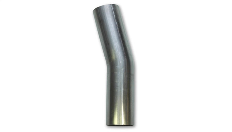 Vibrant 1.875in OD T304 SS 15 Deg Mandrel Bend 4in Leg Length (2in Centerline Radius)