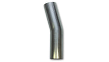 Load image into Gallery viewer, Vibrant 3.5in OD T304 SS 15 Deg Mandrel Bend 5in Leg Length (5.5in Centerline Radius)