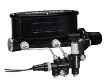 Load image into Gallery viewer, Wilwood HV Tandem M/C Kit w L/H Bracket &amp; Prop Valve - 1 1/8in Bore Black