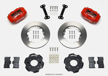 Load image into Gallery viewer, Wilwood Forged Dynalite Front Hat Kit 11.00in Red Integra/Civic w/Fac.240mm Rtr