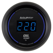 Load image into Gallery viewer, Autometer Cobalt Digital 52.4mm 0-340 deg F Oil Temperature Gauge